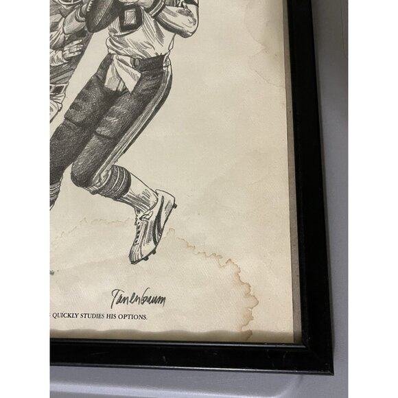 Vtg 1981 Archie Manning Autographed New Orleans Saints Framed Sharpie Signed - Picture 8 of 15